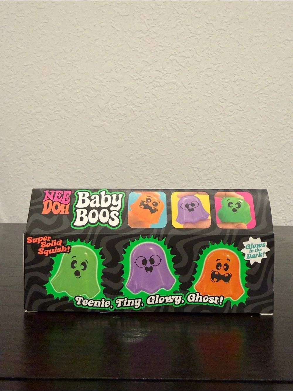NeeDoh Glow-In-The-Dark Baby Boos Squishy Toy Set
